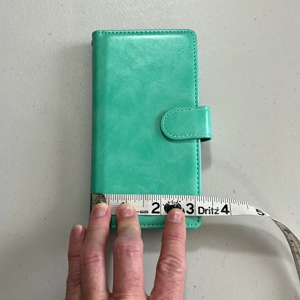 Galaxy Note 10 Wallet Wristlet Phone Holder With Credit Card ID Holder Teal NWT